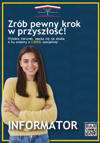 Okładka informatora dla kandydatów na studia w PAM