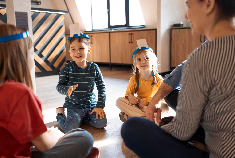 Pedagog pracujący z dziećmi